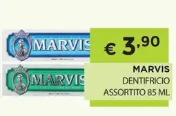 DB detersivi Marvis dentifricio assortito offerta