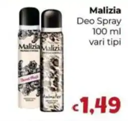 Le Bolle di Giù Giù Malizia Deo Spray offerta