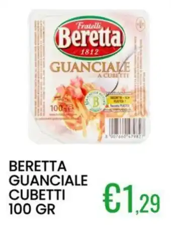 Sugros Beretta guanciale cubetti offerta