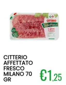 Sugros Citterio affettato fresco milano offerta