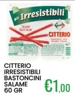 Sugros Citterio Irresistibili Bastoncini Salame offerta