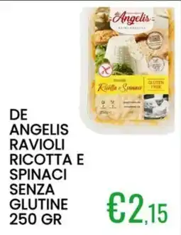 Sugros De Angelis ravioli ricotta e spinaci senza glutine offerta