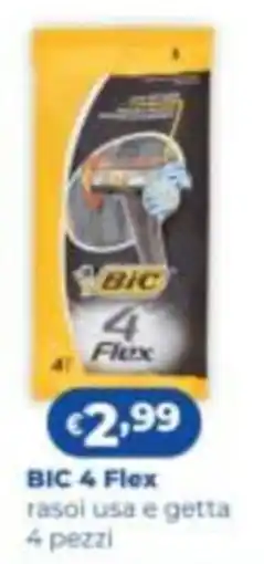 Acqua & Sapone BIC 4 Flex rasoi usa e getta offerta