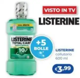 Acqua & Sapone Listerine collutorio offerta