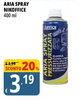 Tigros Aria spray Nikooffice offerta