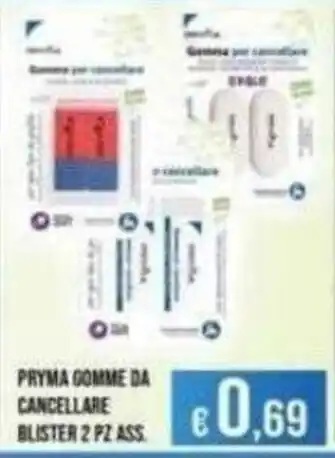Pryma gomme da cancellare