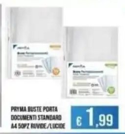 Azzurro Convenienza Pryma buste porta documenti standard offerta