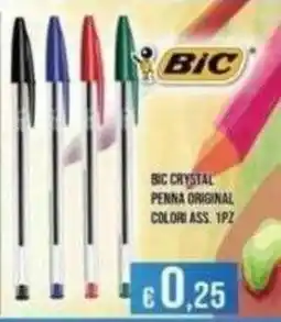 Azzurro Convenienza Bic Crystal Penna Original offerta
