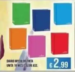 Azzurro Convenienza Diario mycolor tinta offerta