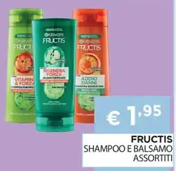 DB detersivi Fructis shampoo e balsamo assortiti offerta