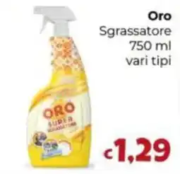 Le Bolle di Giù Giù Oro sgrassatore offerta