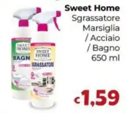 Le Bolle di Giù Giù Sweet Home Sgrassatore Marsiglia / Acciaio / Bagno offerta
