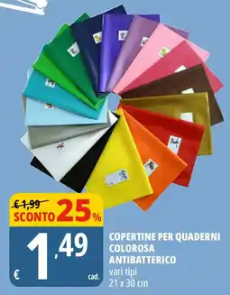 Tigros Copertine per quaderni colorosa antibatterico offerta
