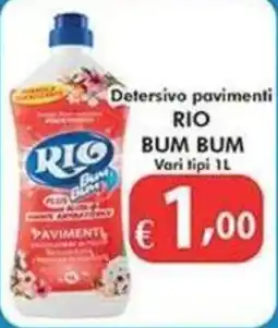 Bernava Detersivo pavimenti RIO BUM BUM offerta