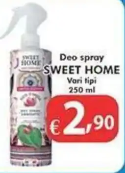 Bernava Deo spray Sweet Home offerta