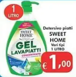 Bernava Gel lavapiatti concentrato Sweet Home offerta