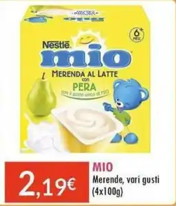Sanitaria Demma Mio Merenda al latte con pera offerta
