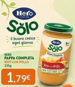 Sanitaria Demma Hero Pappa Completa Riso con Pollo offerta
