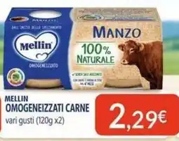 Sanitaria Demma Mellin omogeneizzati carne offerta