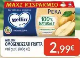 Sanitaria Demma Mellin omogeneizzati frutta offerta