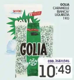 Eurocash Golia caramelle bianca/liquirizia offerta