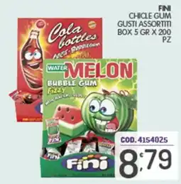 Eurocash Fini chicle gum gusti assortiti offerta