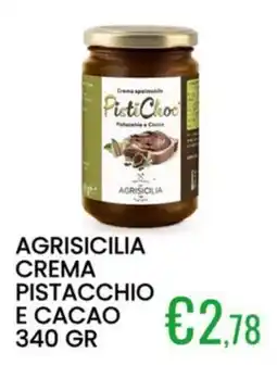 Sugros Agrisicilia crema pistacchio e cacao offerta