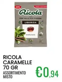 Sugros Ricola caramelle offerta