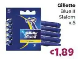 Le Bolle di Giù Giù Gillette Blue II Slalom offerta