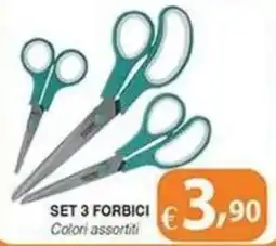 Bernava Set 3 forbici offerta