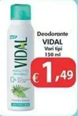 Bernava Deodorante Vidal offerta