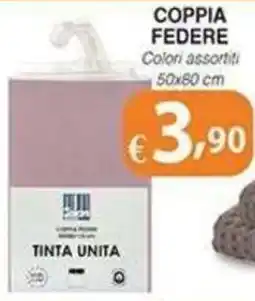 Bernava Coppia federe Tinta unita offerta