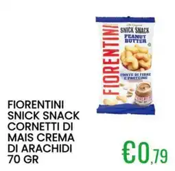 Sugros Fiorentini snick snack cornetti di mais crema di arachidi offerta