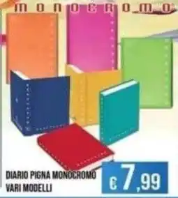 Azzurro Convenienza Diario Pigna Monocromo offerta