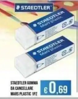 Azzurro Convenienza Staedtler gomma da cancellare mars plastic offerta