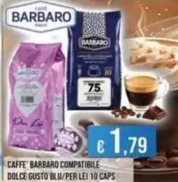 Azzurro Convenienza Caffè Barbaro compatibile Dolce Gusto Blu offerta