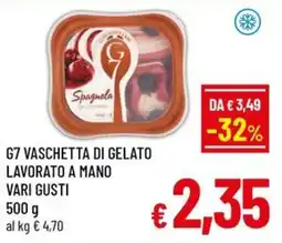 A&O G7 vaschetta di gelato lavorato a mano offerta