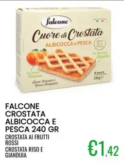 Sugros Falcone crostata albicocca e pesca offerta