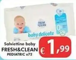Bernava Salviettine baby FRESH&CLEAN PEDIATRIC offerta