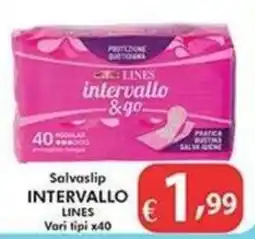 Bernava Salvaslip intervallo & go Lines offerta