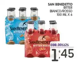 Eurocash San Benedetto Bitter Bianco/Rosso offerta