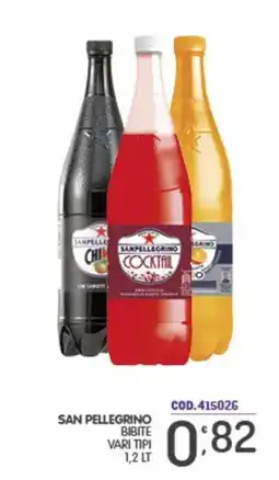 Eurocash San Pellegrino bibite vari tipi offerta
