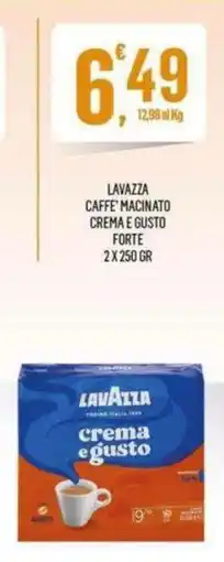 Vibian Lavazza caffè macinato crema e gusto forte offerta