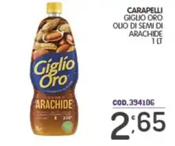 Eurocash Giglio Oro olio di semi di arachide offerta