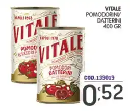 Eurocash Vitale pomodorini datterini offerta