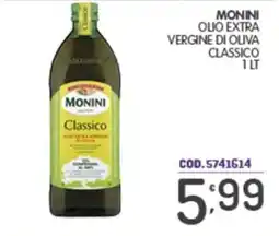 Eurocash Monini olio extra vergine di oliva classico offerta