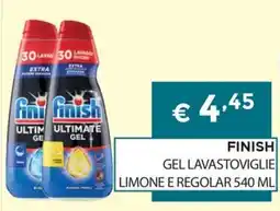 DB detersivi Finish gel lavastoviglie limone e regolar offerta