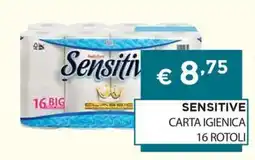 DB detersivi Sensitive carta igienica offerta