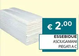 DB detersivi Essebidue asciugamani piegati a c offerta