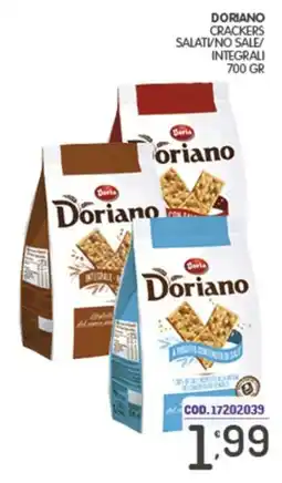 Eurocash Doriano crackers salati offerta